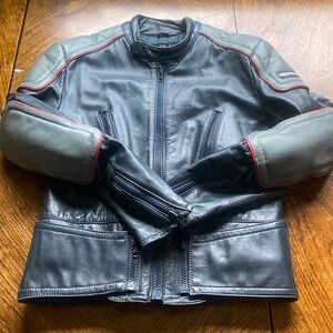Honda leather motorcycle jacket